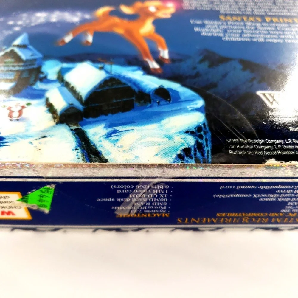 Rudolph The Red-Nosed Reindeer Magical Sleigh Ride PC Windows 95/Mac New Sealed